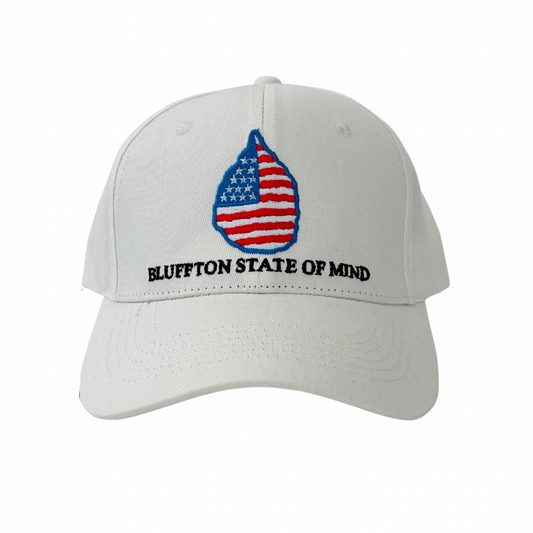River Dog Shop Hat | Bluffton State Of Mind | White