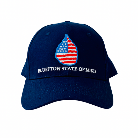 River Dog Shop Hat | Bluffton State Of Mind | Navy Blue
