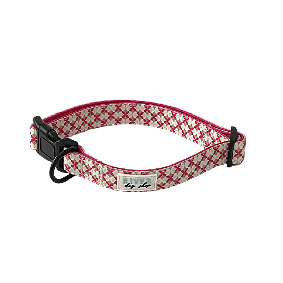 Dog Collars | Size: Medium | Pink Pattern
